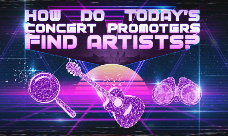 Prism Retrowave How do todays concert promoters find artists v02 2 - Prism.fm