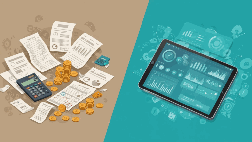 Manual vs Automated Concert Budget Template and Expense Tracking Technology image - Prism.fm