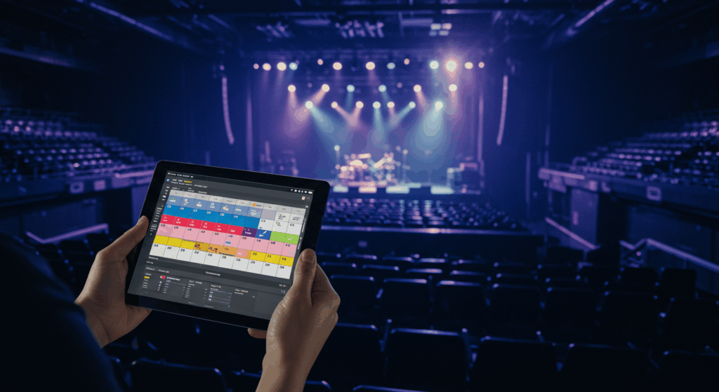 Concert Scheduling and planning